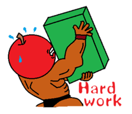 Fruit muscle sticker #3708839