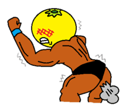 Fruit muscle sticker #3708841