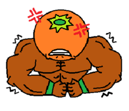 Fruit muscle sticker #3708842