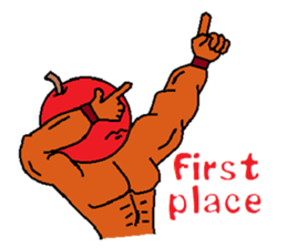 Fruit muscle sticker #3708843