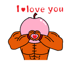 Fruit muscle sticker #3708845