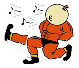 Fruit muscle sticker #3708849