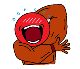 Fruit muscle sticker #3708850