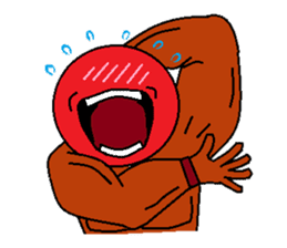 Fruit muscle sticker #3708850