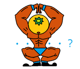 Fruit muscle sticker #3708852