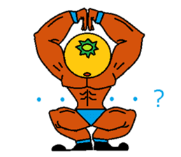Fruit muscle sticker #3708852