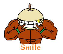 Fruit muscle sticker #3708853