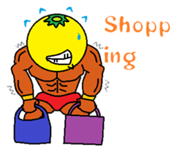 Fruit muscle sticker #3708857