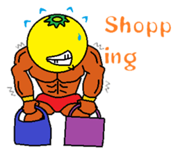 Fruit muscle sticker #3708857