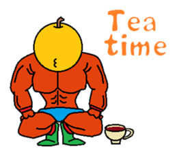Fruit muscle sticker #3708860