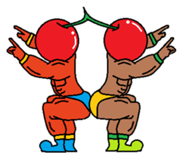 Fruit muscle sticker #3708862