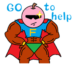 Fruit muscle sticker #3708866