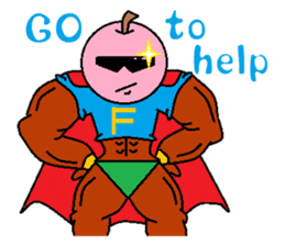 Fruit muscle sticker #3708866
