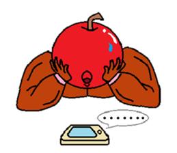 Fruit muscle sticker #3708867