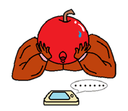 Fruit muscle sticker #3708867