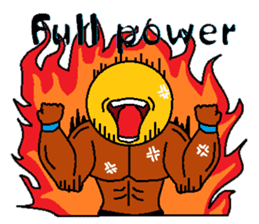 Fruit muscle sticker #3708870