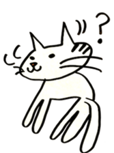 Fish and Cat sticker #3709113