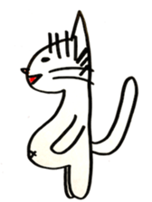 Fish and Cat sticker #3709116