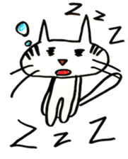 Fish and Cat sticker #3709117