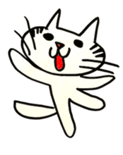 Fish and Cat sticker #3709120