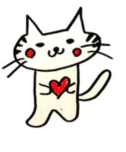 Fish and Cat sticker #3709122