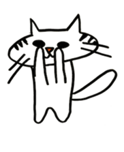 Fish and Cat sticker #3709129