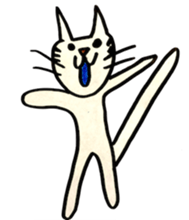 Fish and Cat sticker #3709140