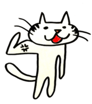 Fish and Cat sticker #3709143