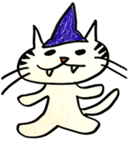 Fish and Cat sticker #3709145