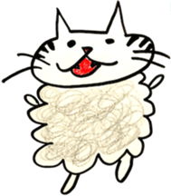 Fish and Cat sticker #3709147