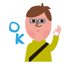 Happy Family ver.1 Baby sticker #3709425