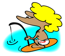 George who likes a wave sticker #3709522