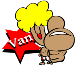 George who likes a wave sticker #3709545