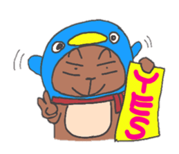 Finish becoming; a bear sticker #3709768