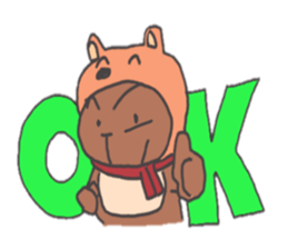 Finish becoming; a bear sticker #3709787