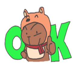 Finish becoming; a bear sticker #3709787