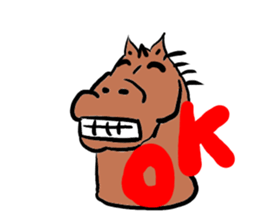 Horse chan sticker #3710601