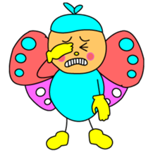 Cute picture and various gestures sticker #3710916