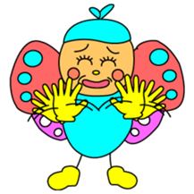 Cute picture and various gestures sticker #3710921