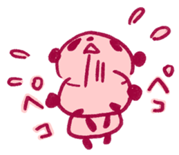 PINK PINK  PANDA sticker #3711355