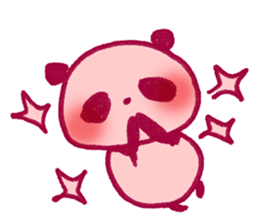 PINK PINK  PANDA sticker #3711372