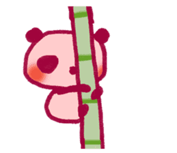 PINK PINK  PANDA sticker #3711377