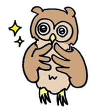horned owl(Japanese) sticker #3712039