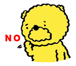 Fluffy Yellow Bear sticker #3712312