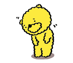 Fluffy Yellow Bear sticker #3712323