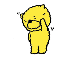 Fluffy Yellow Bear sticker #3712329