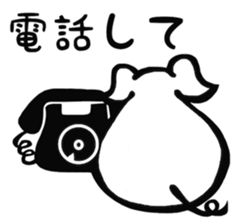 Mr.white pig sticker #3712362