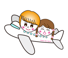 Hani and Jeni ver.2 (Korean & Japanese) sticker #3712506