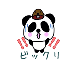 Girl&Panda- carefree words and honorific sticker #3712543