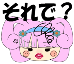 Bunny Tiara Girl part2 sticker #3712569